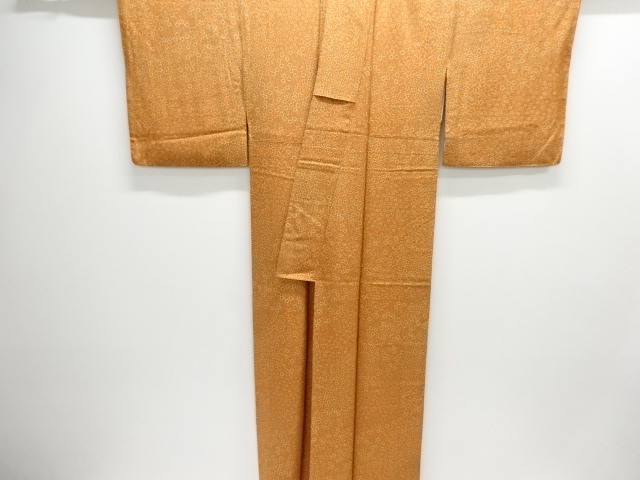  草花模様小紋着物